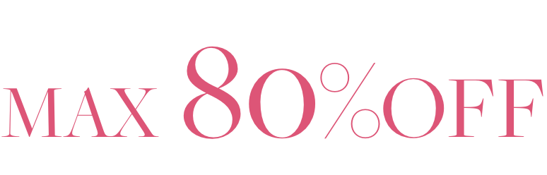 MAX80%OFF
